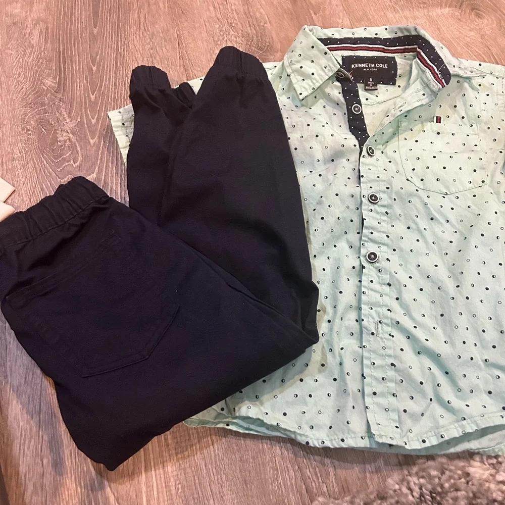 Size 5 3 piece bundle boy dress up (Kenneth Cole, cat and jack, carters)