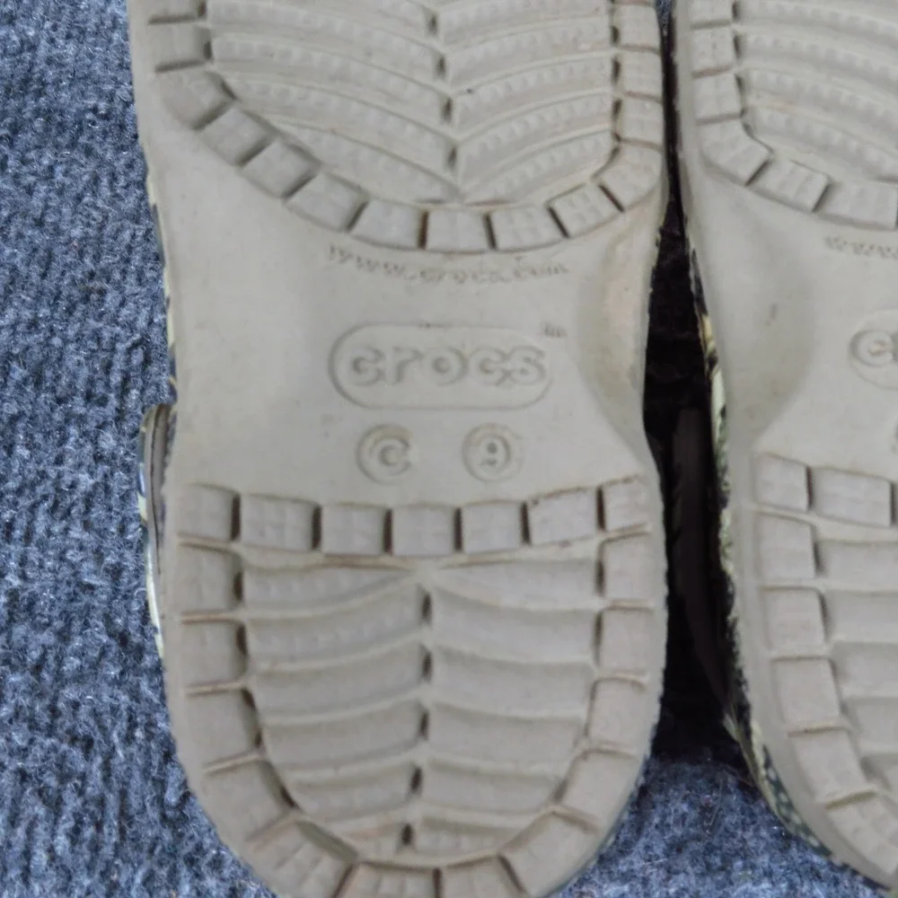 Crocs Classic Realtree Toddler Clog Shoes Size 9 Outdoor Camouflage Khaki