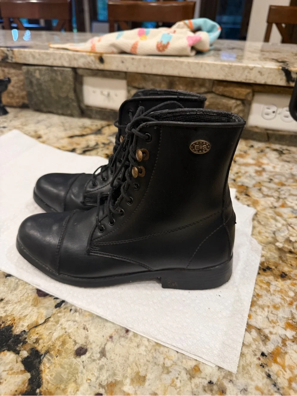 E-S Kids Lace-Up Paddock Boots