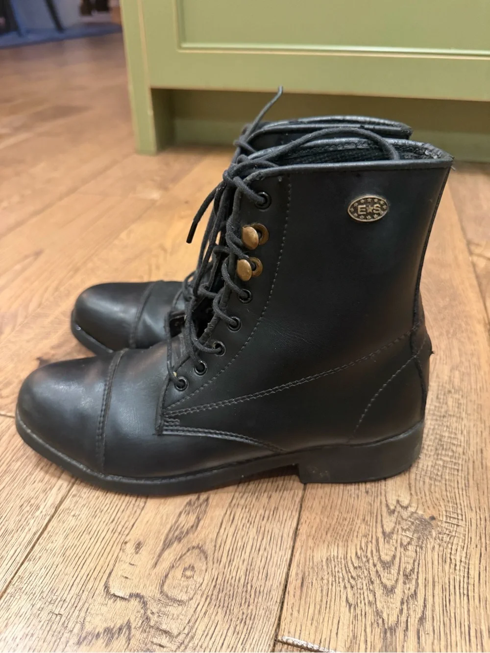 E-S Kids Lace-Up Paddock Boots