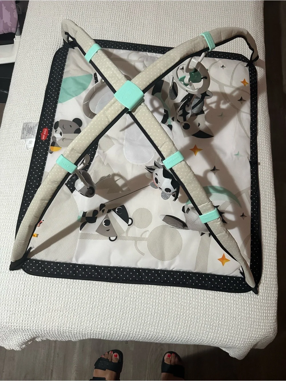 Tiny Love Black & White Baby Activity Gym Play Mat
