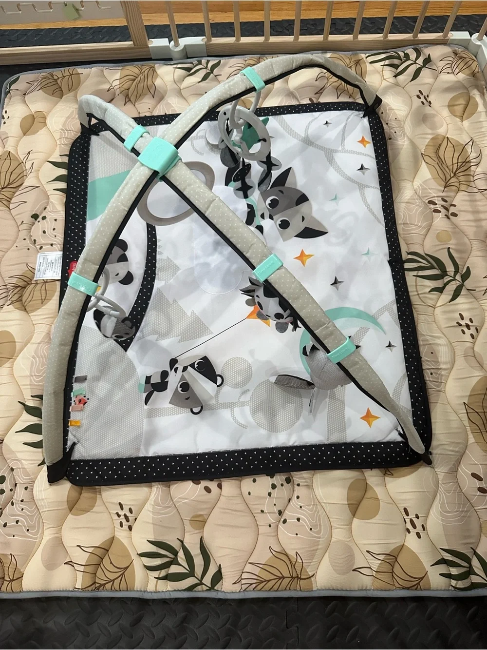 Tiny Love Black & White Baby Activity Gym Play Mat