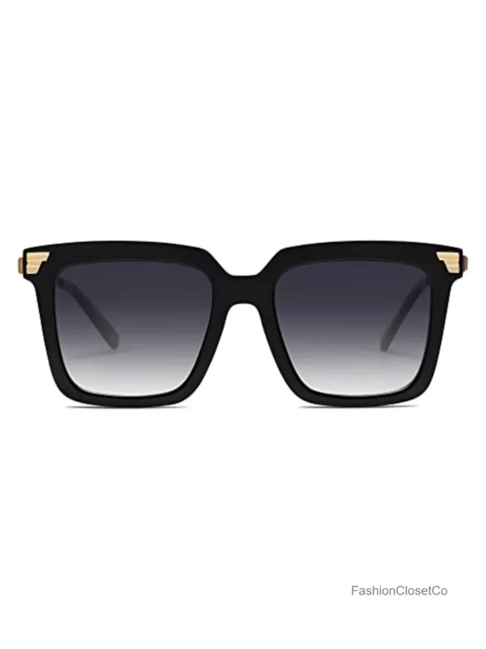 Retro Oversized Square Sunglasses UV400 HD Lens