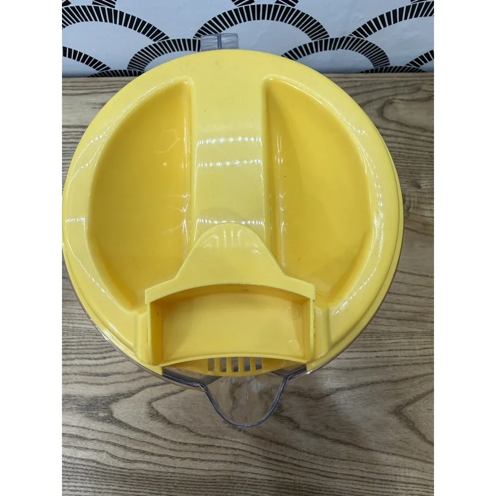 Mr Coffee Iced Tea TM3 TM3.5 Original Replacement 3 Quart Pitcher w/ Yellow Lid