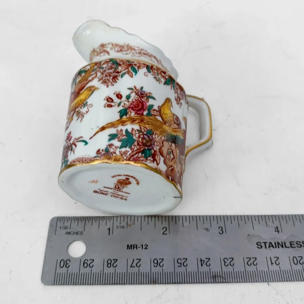 VTG Royal Crown Derby Olde Avesbury Bone China Miniature Creamer England XIV