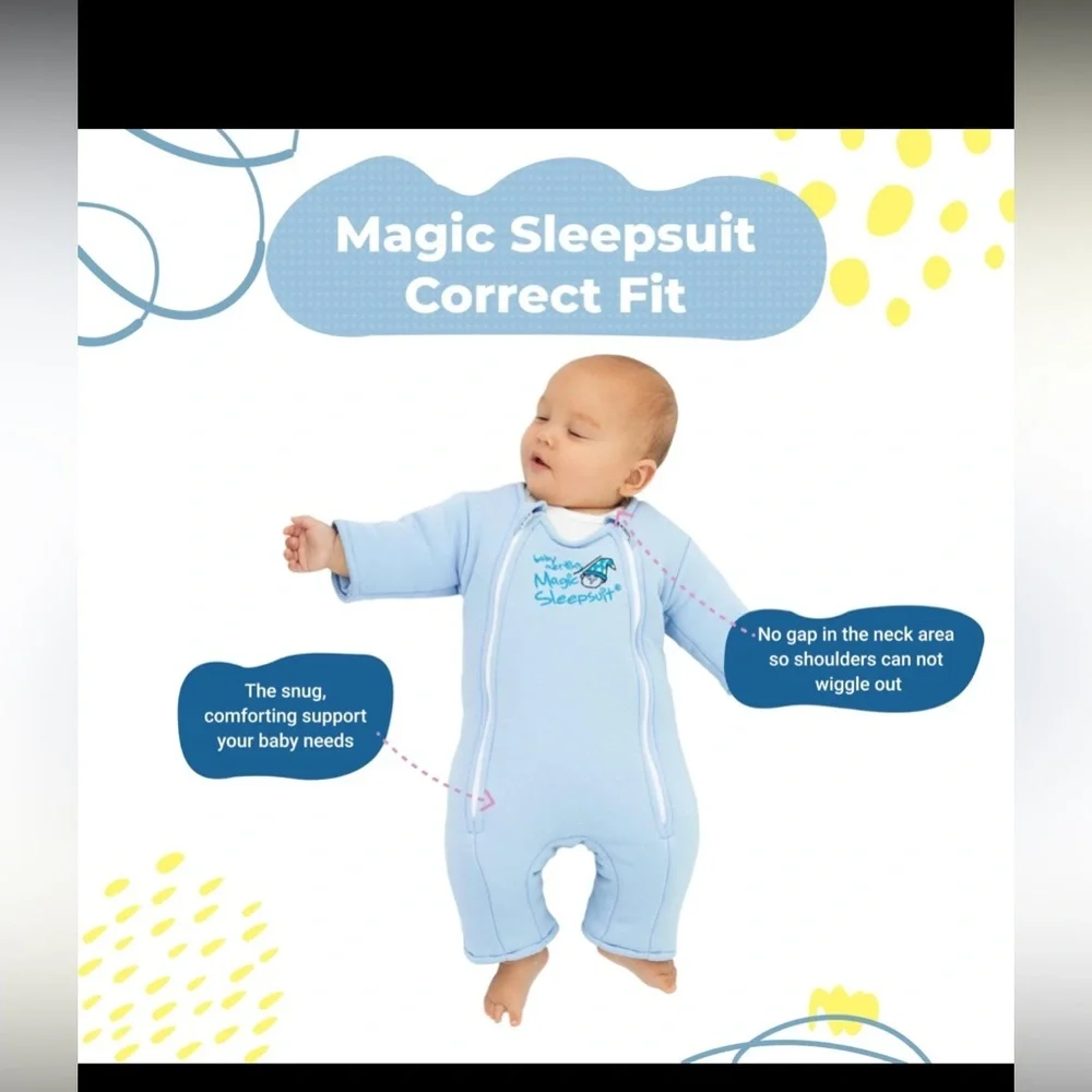 Baby Merlin Magic Sleepsuit Swaddle Baby Sleep Sack Cotton,6-9months