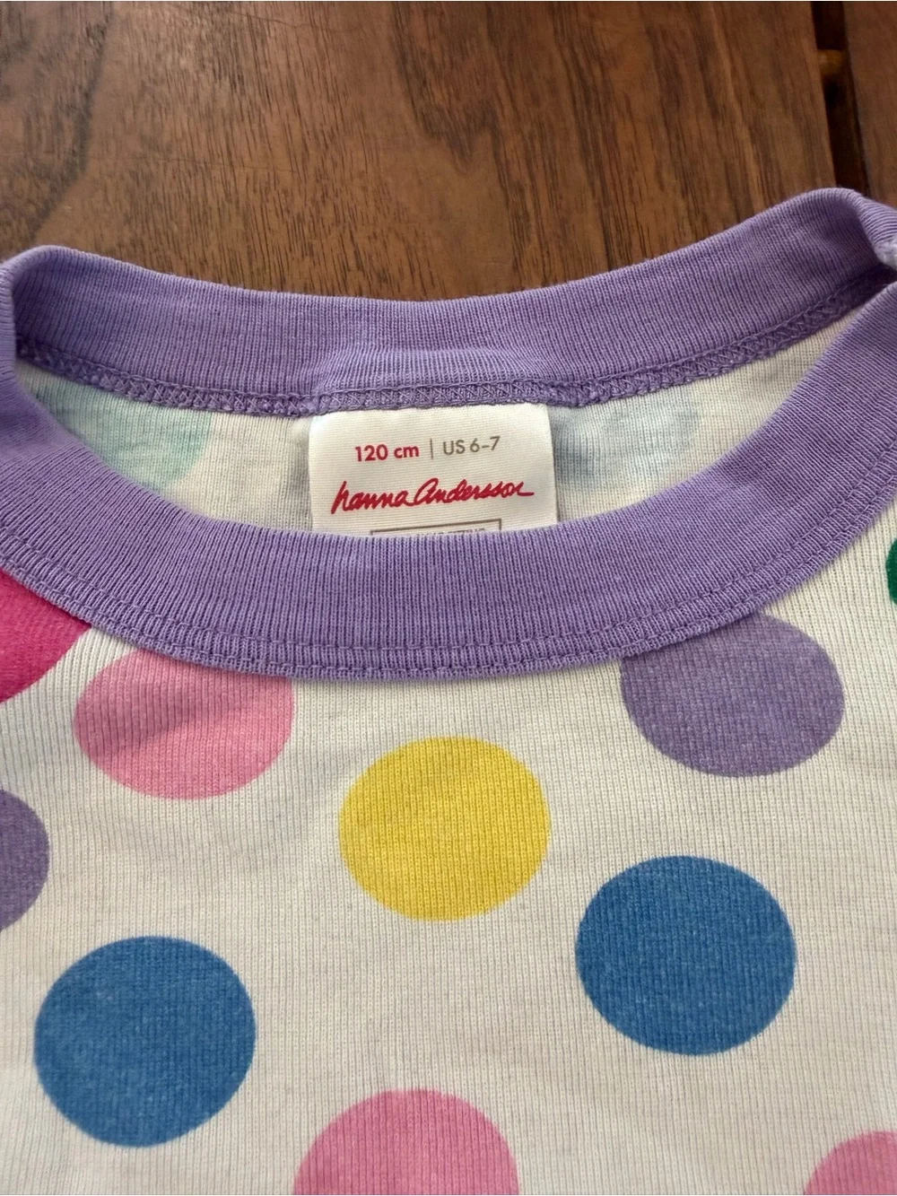 Kids Polka Dot Long Sleeve Pajama Set - Multicolor
