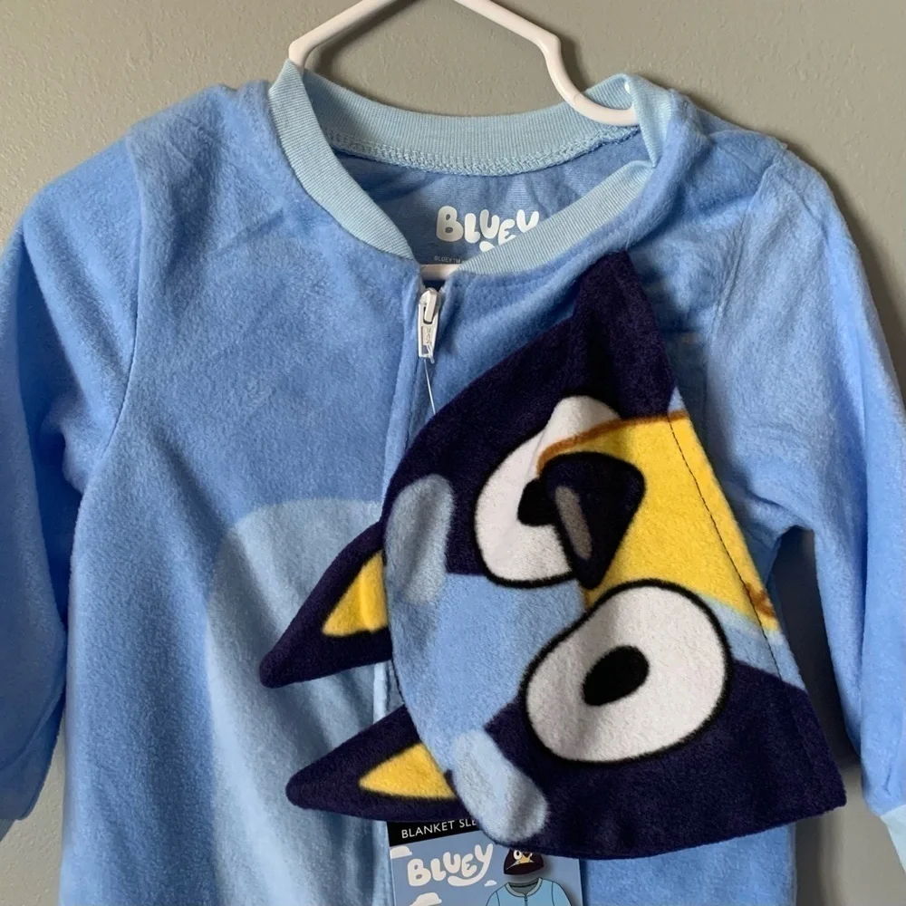 NWT. BLUEY Blanket Sleeper Pajamas