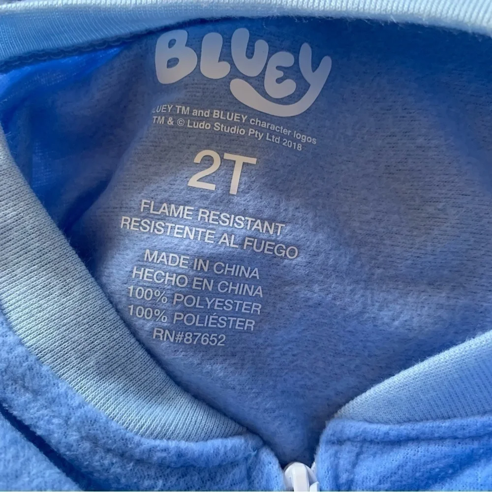NWT. BLUEY Blanket Sleeper Pajamas