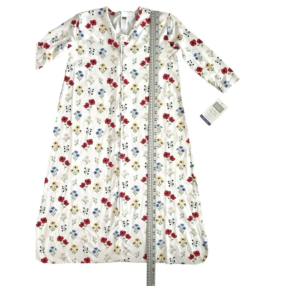 Hudson‎ Baby Long Sleeve Cotton Jersey Sleeping Bag Wildflowers 18-24 Months