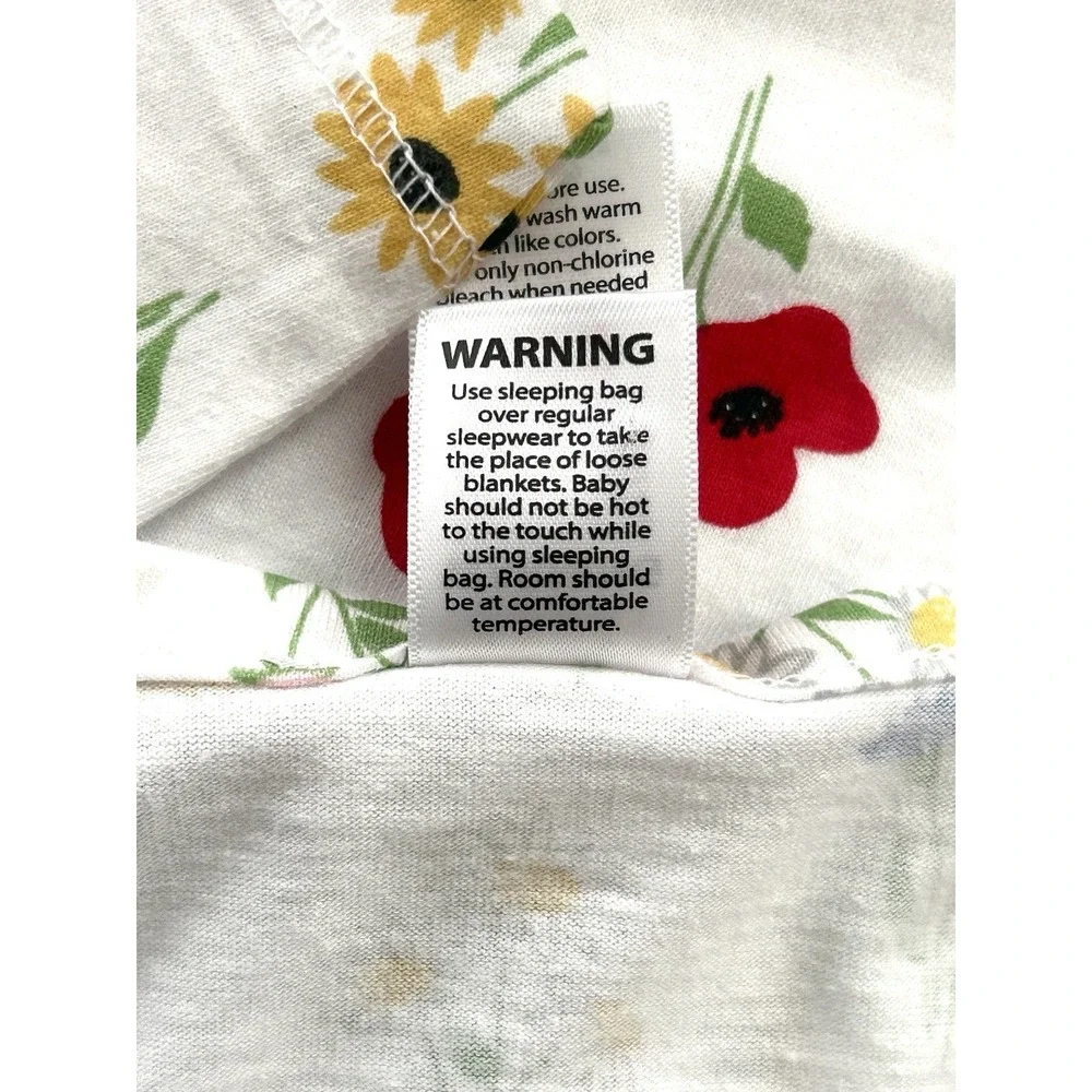 Hudson‎ Baby Long Sleeve Cotton Jersey Sleeping Bag Wildflowers 18-24 Months