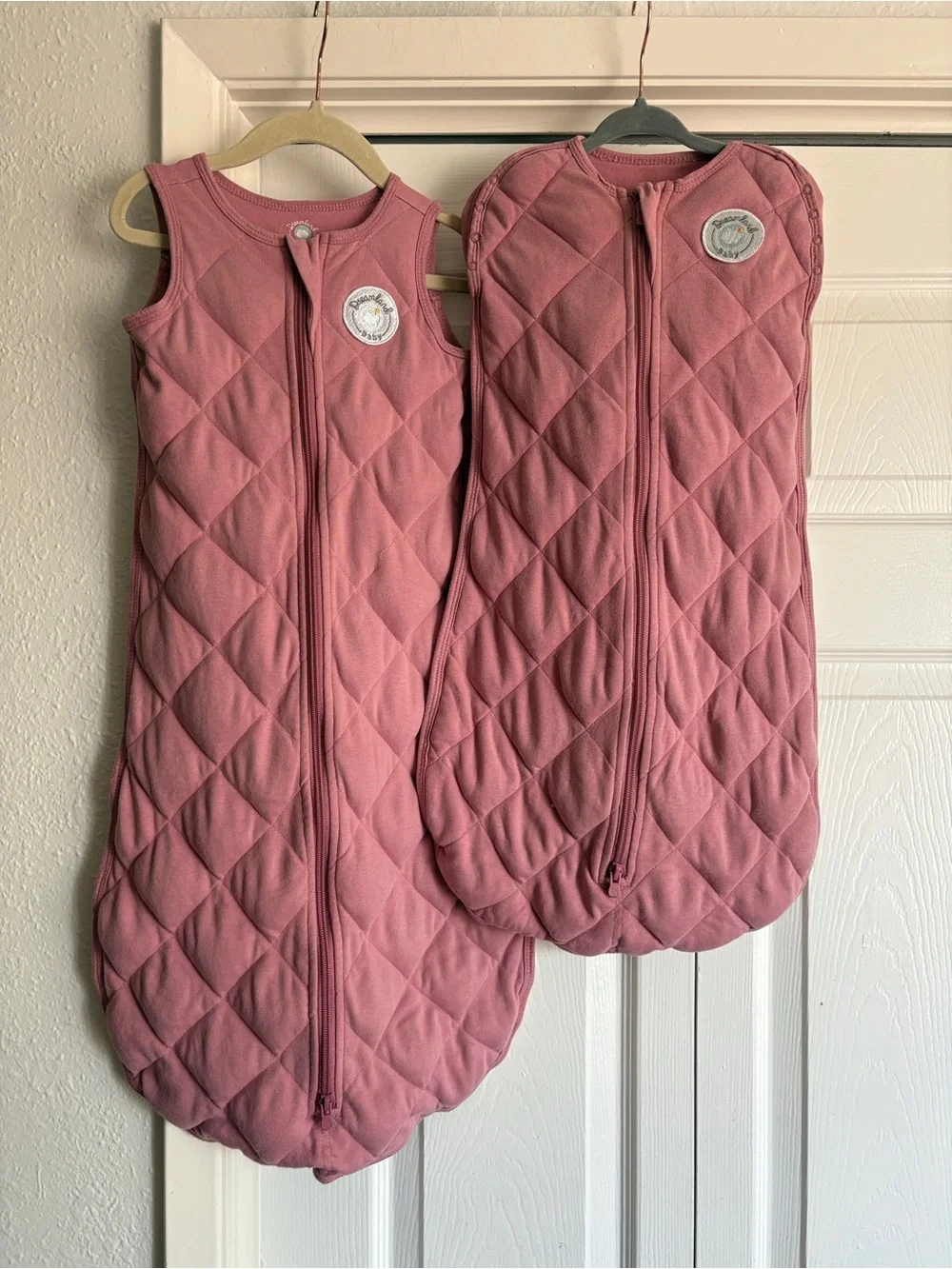 Dreamland Sleep Sack Swaddle - Dusty Rose Quilted Kids Weighted Sleep Bag