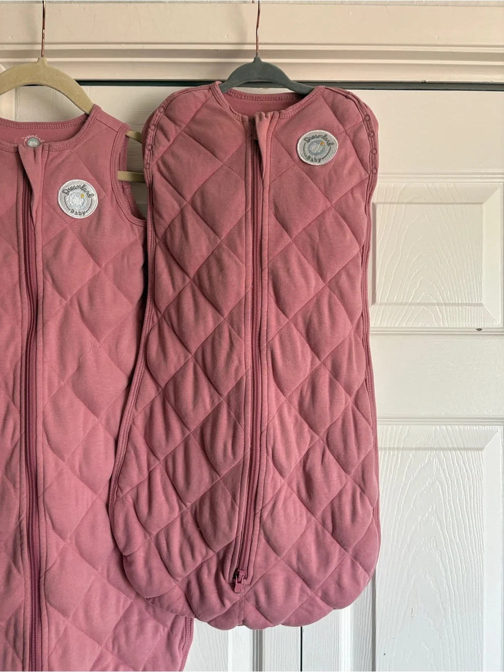 Dreamland Sleep Sack Swaddle - Dusty Rose Quilted Kids Weighted Sleep Bag