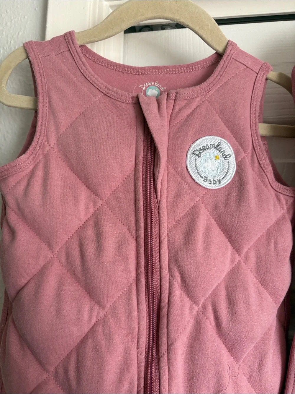Dreamland Sleep Sack Swaddle - Dusty Rose Quilted Kids Weighted Sleep Bag