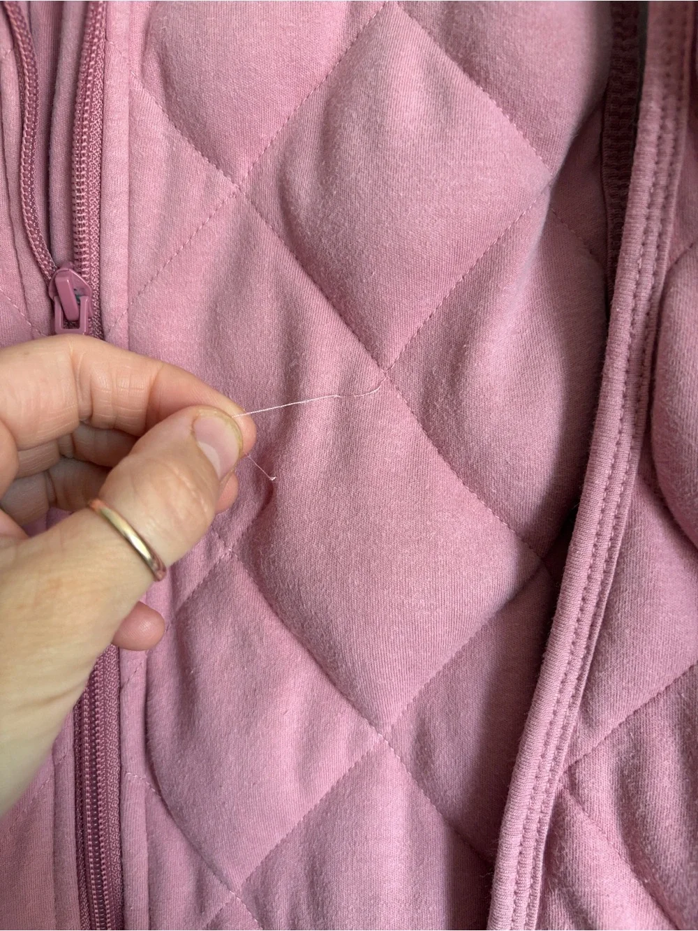 Dreamland Sleep Sack Swaddle - Dusty Rose Quilted Kids Weighted Sleep Bag