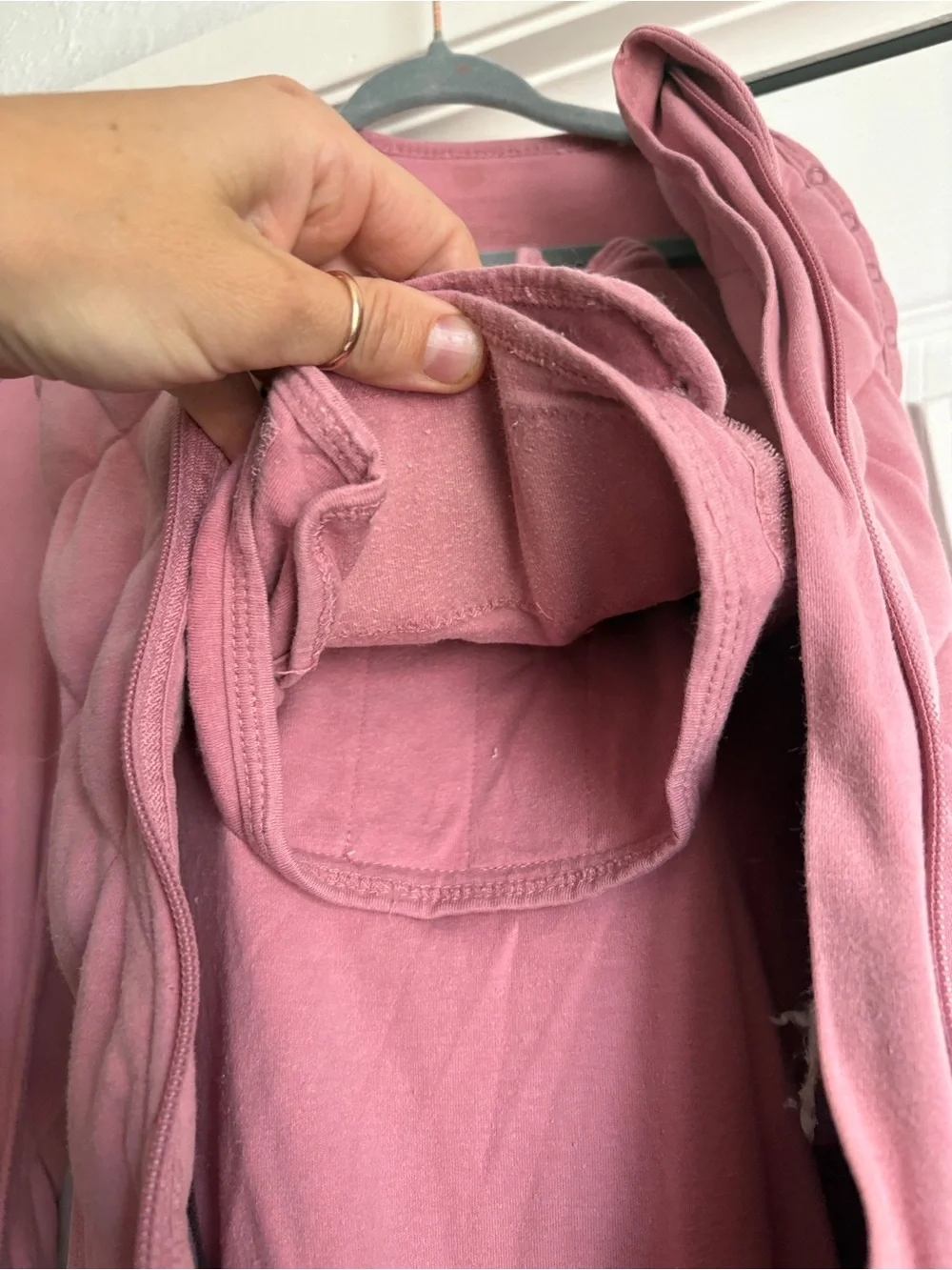 Dreamland Sleep Sack Swaddle - Dusty Rose Quilted Kids Weighted Sleep Bag