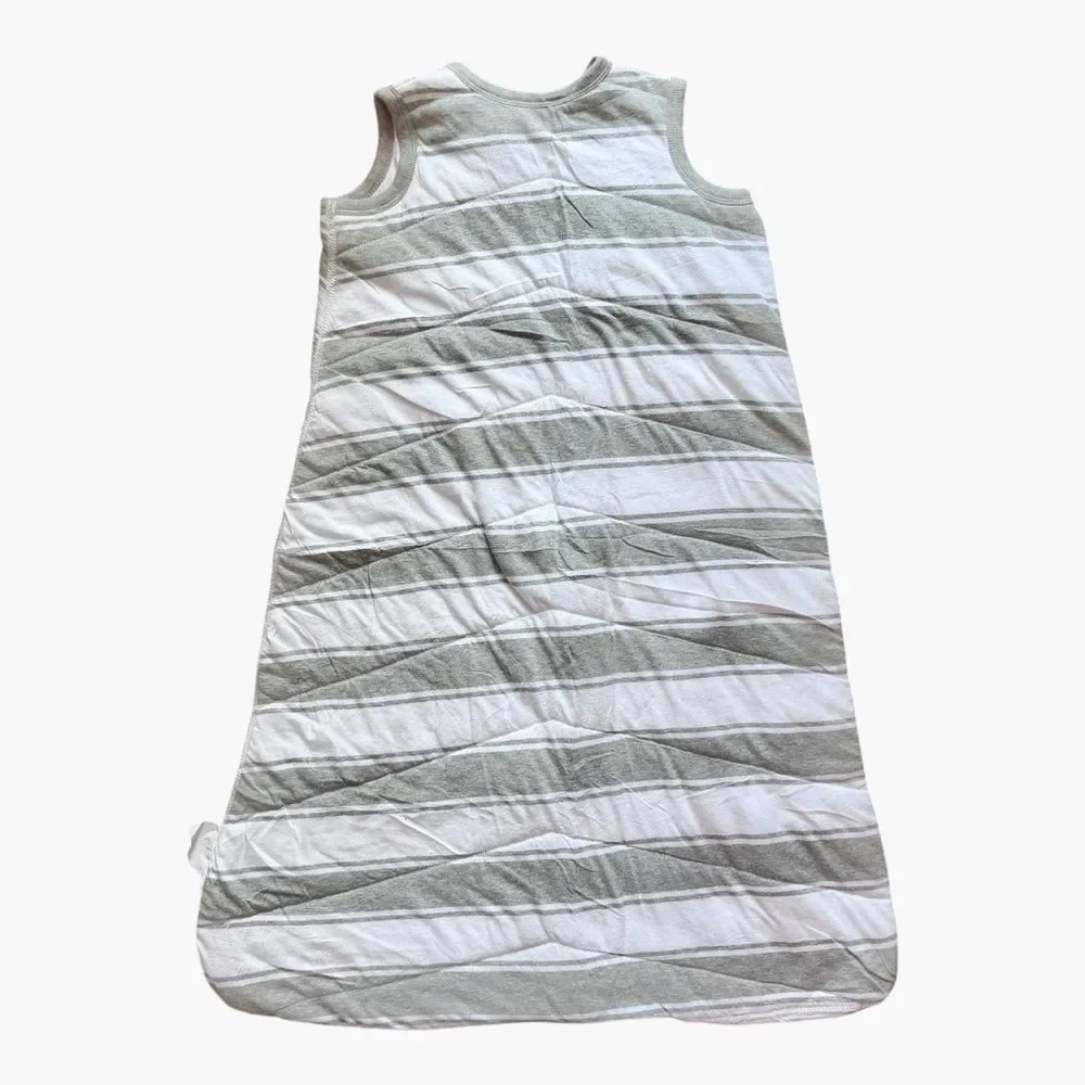 Burt’s Bees Baby Beekeeper Sleep Sack Large 12-18M Organic Cotton Gray Stripe