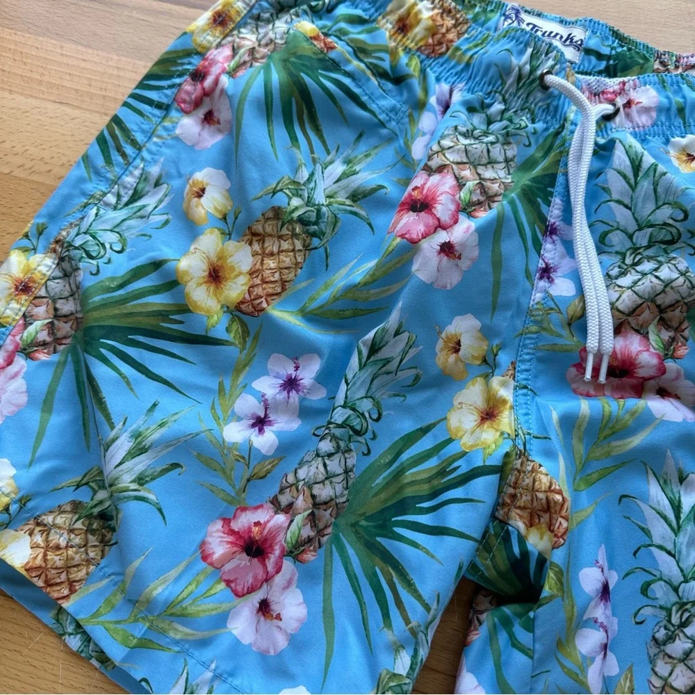 Men’s Trunks brand floral Hawaiian swimming trunks shorts‎ size  medium