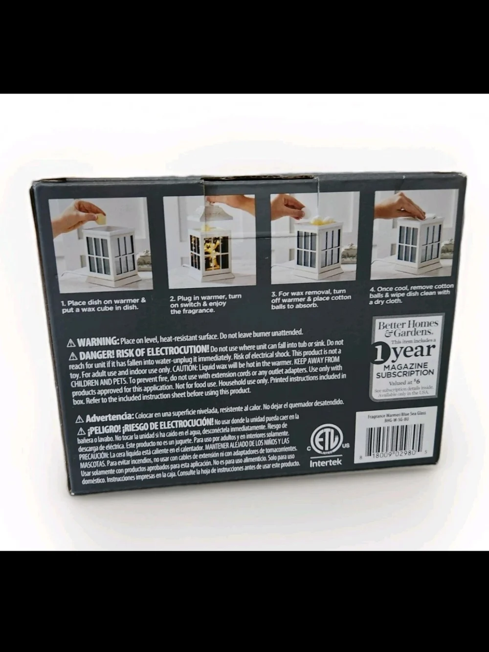 Better Homes And Gardens glass fragrance
