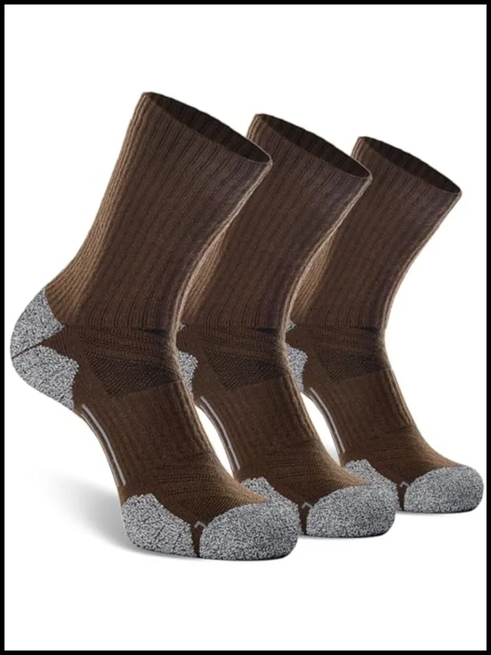 Crew Hiking Socks Cushion Moisture Wicking Arch Compression Boot Socks