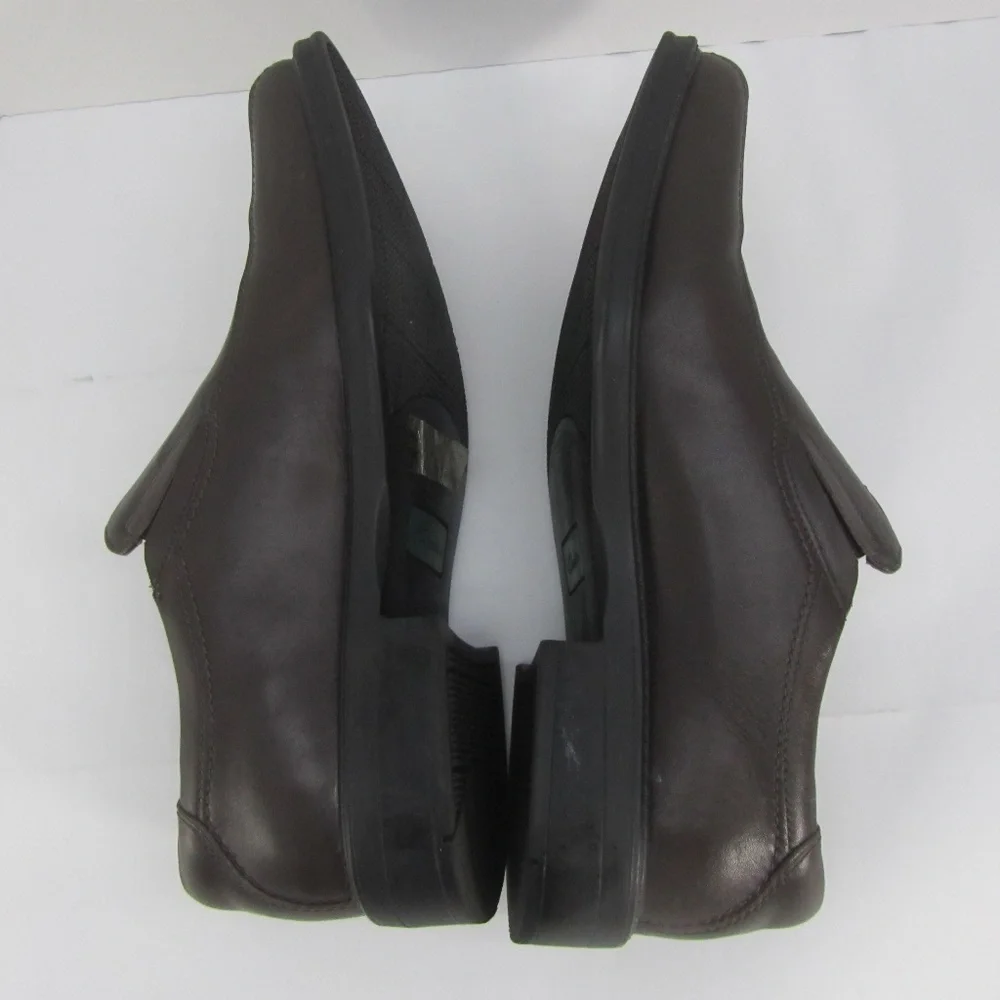 Clarks‎ Brown Leather Loafers 11M Slip On