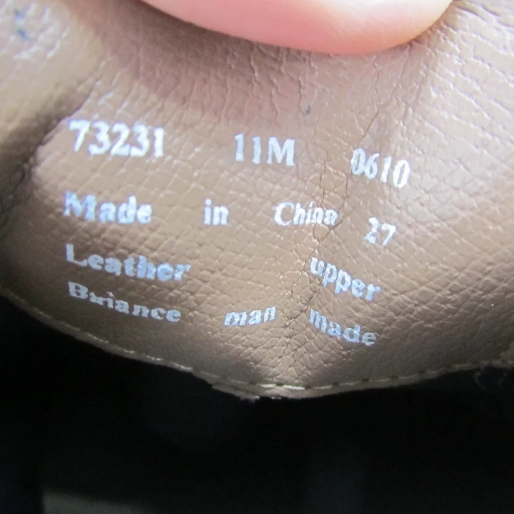 Clarks‎ Brown Leather Loafers 11M Slip On