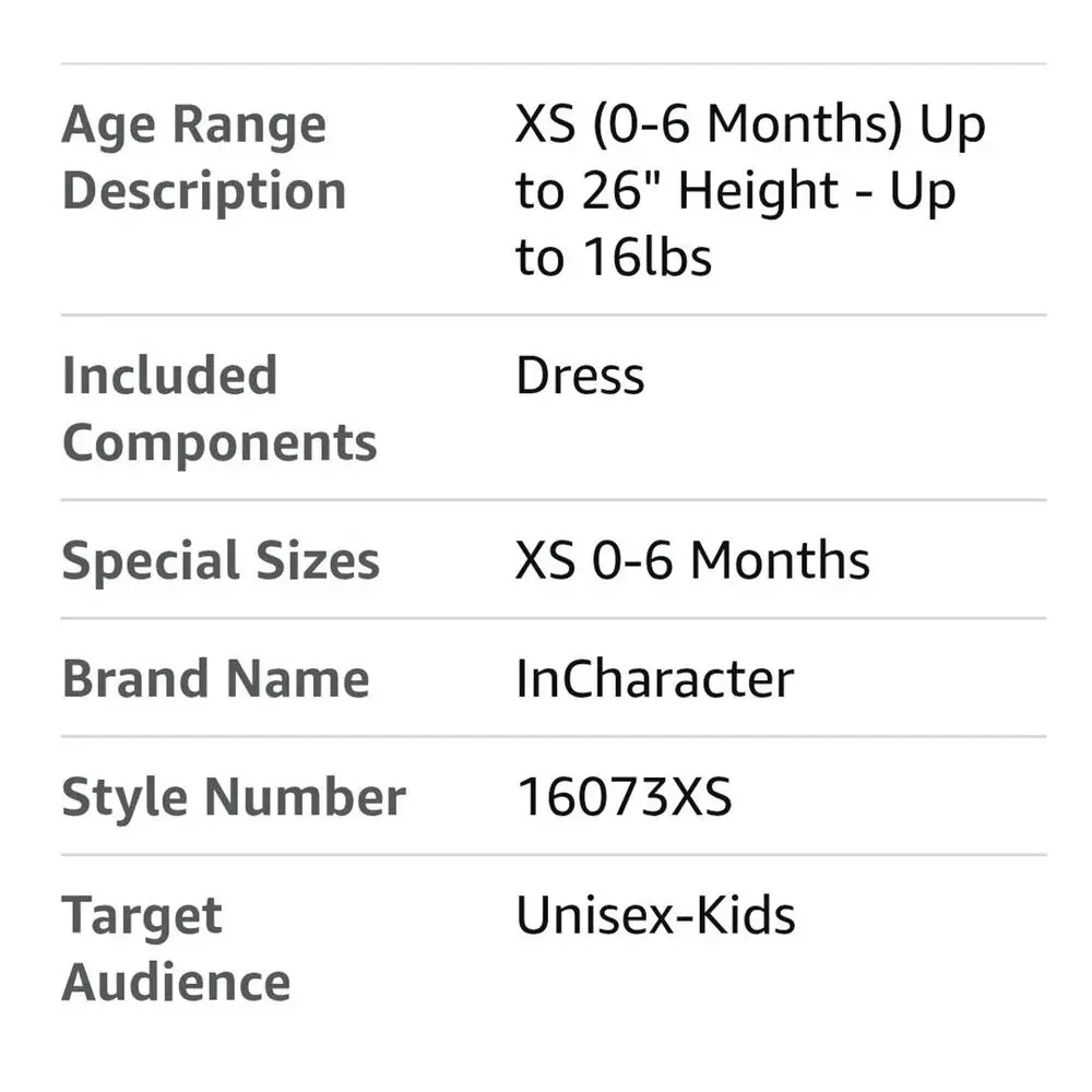 Incharacter Costumes child cuddly