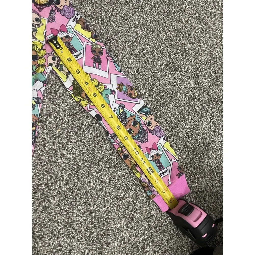 LOL Surprise pink character polaroid print graphic long sleeve PJ top 7/8