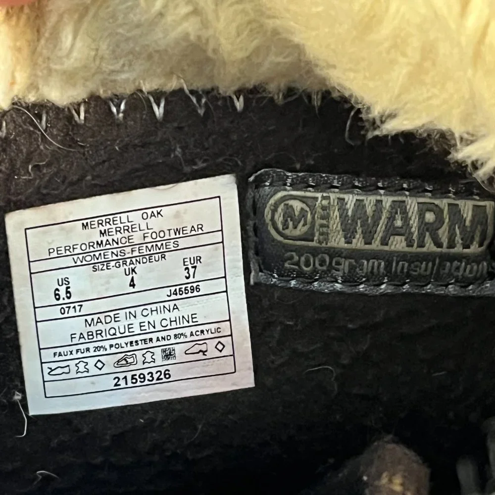 Merrell women’s size