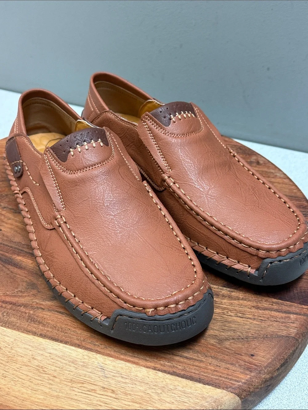 Greks‎ comfort driving loafers / casual slip-on shoes sz 43/EU US 9.5-10