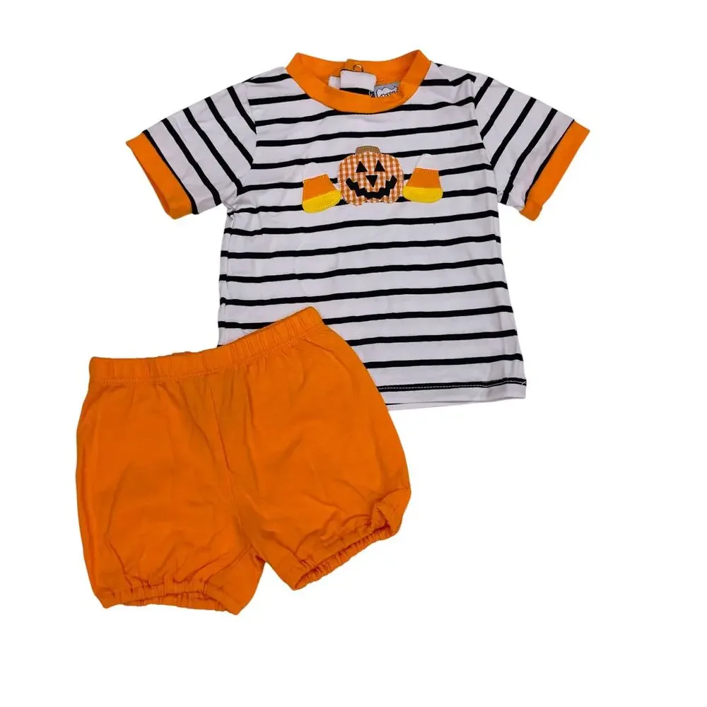 NWT Three Sisters 3M Candy Corn Diaper Set