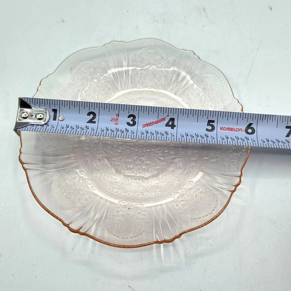 Vintage Pink Depression Glass American Sweetheart 6