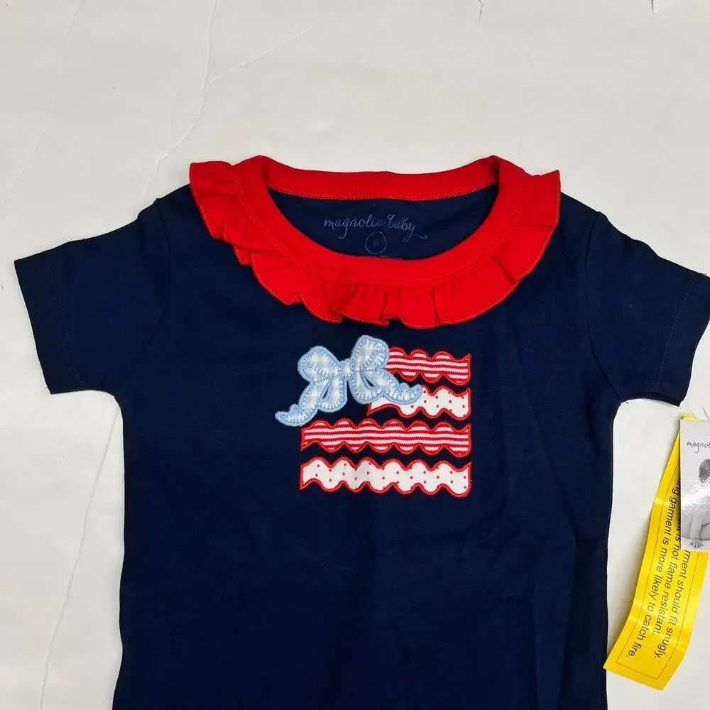 NWT Magnolia Baby 9-12M 4th of July Set
