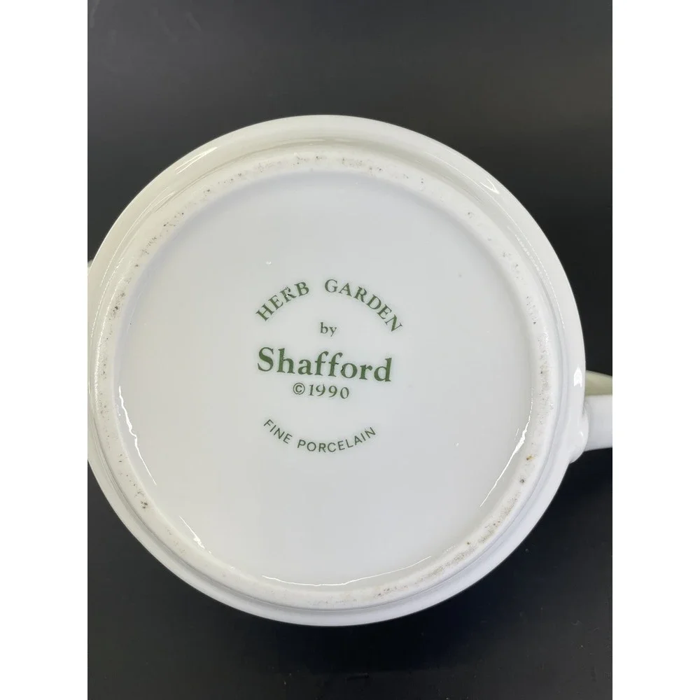 Shafford Herb Garden Teapot with‎ Lid Vintage NW/OTs