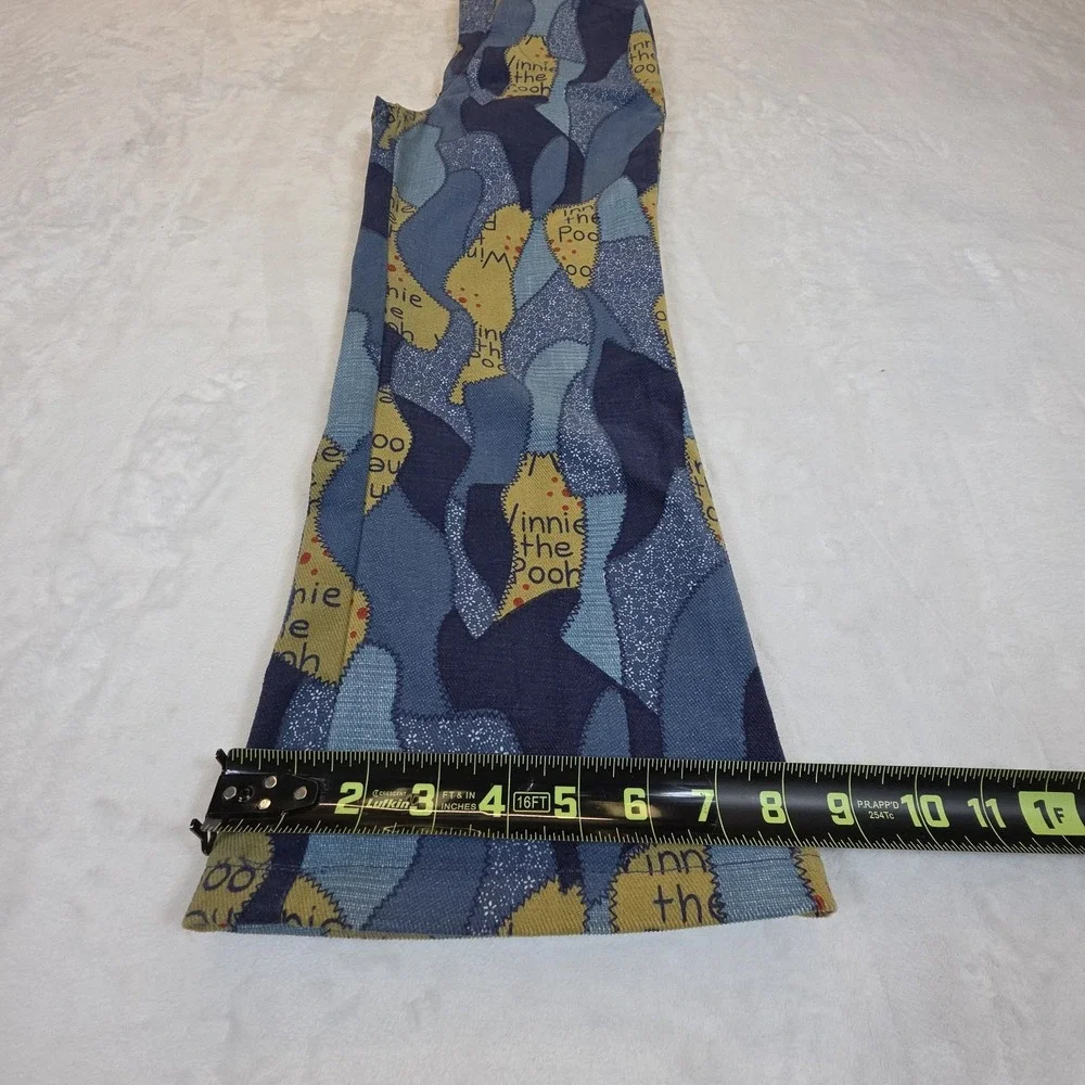 Vintage Kids Winnie The Pooh Pants Kids 6X Disney‎ Sears 70's 80's Flare Leg