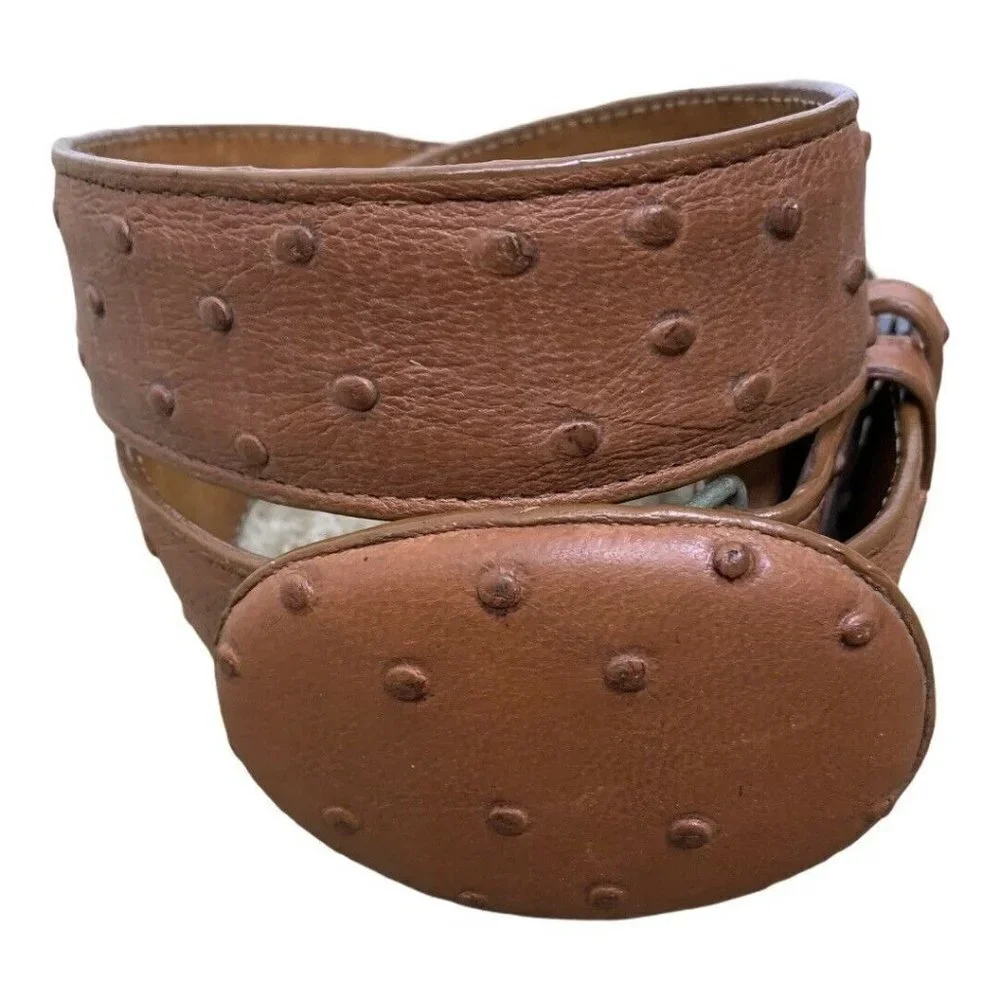 El General Mexico Western Belt sz 30‎ Tan Ostrich