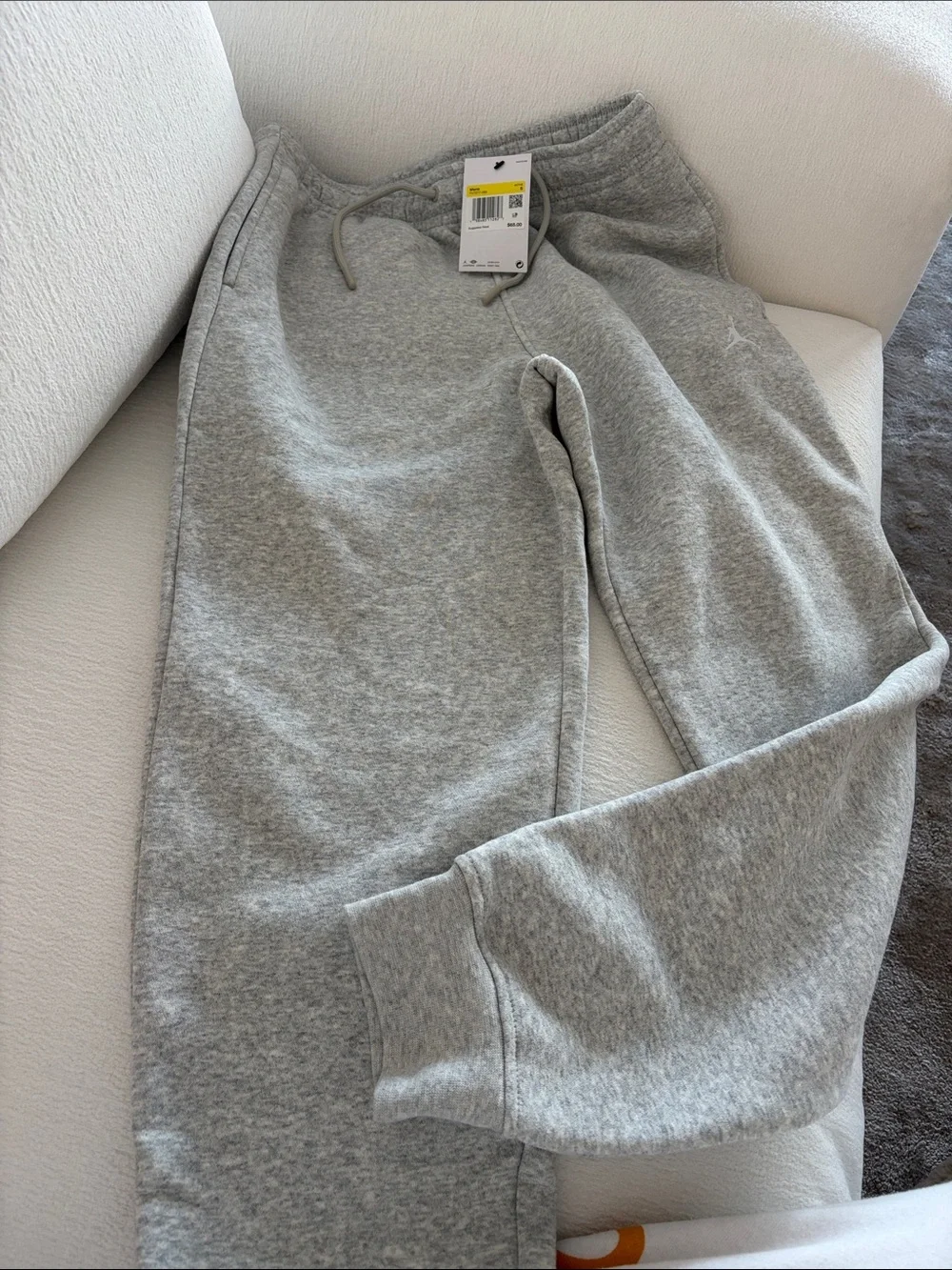 Jordan Men's Gray Fleece Sweatpants Joggers