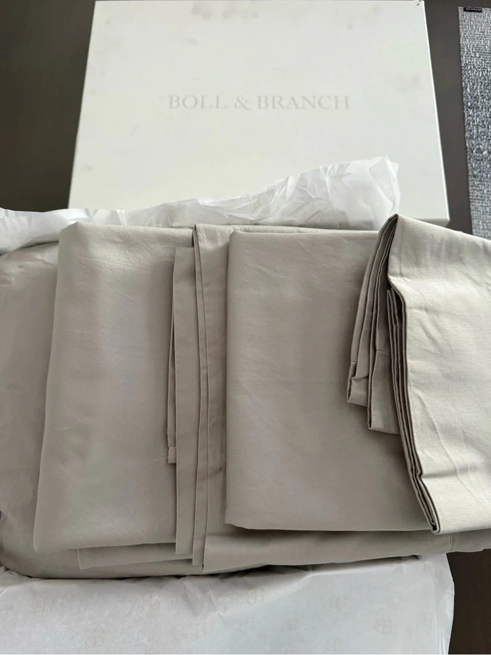 Boll & Branch new box