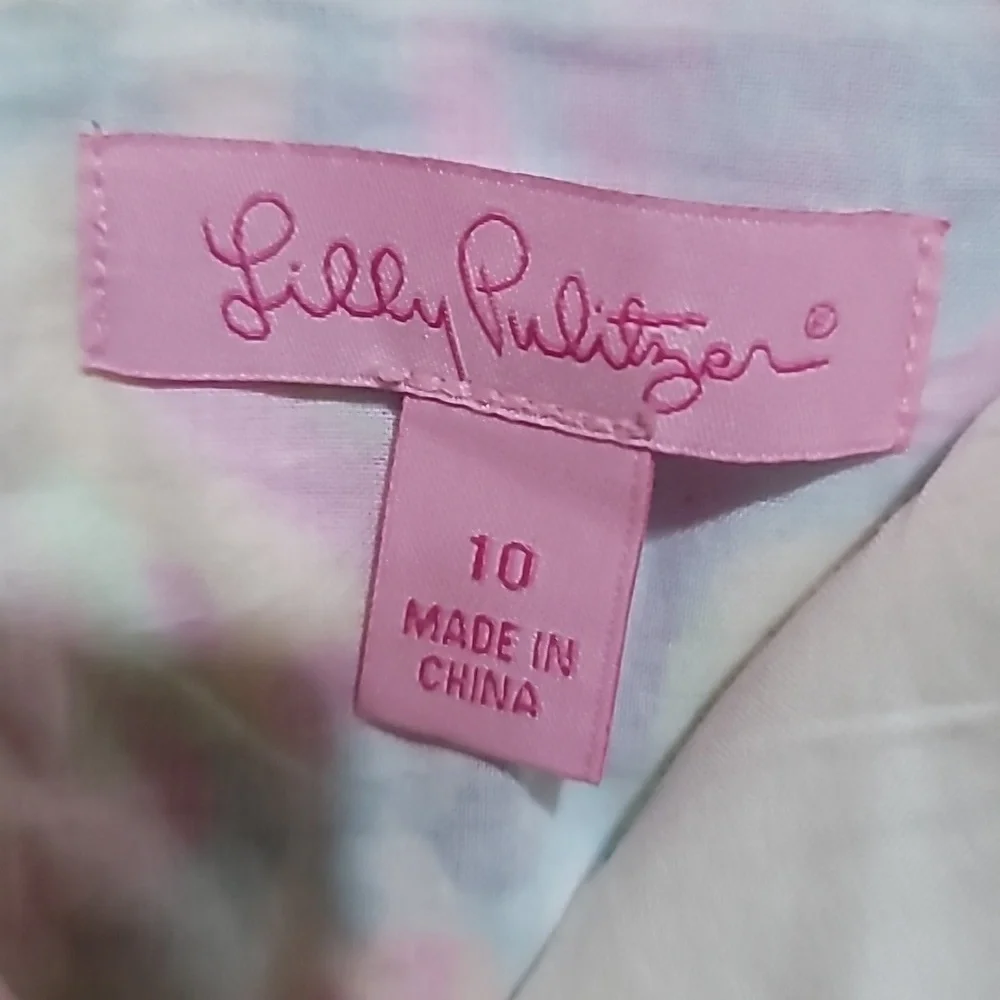 Lilly Pulitzer Christine Coral Reef Im So Jelly Fit & Flare Dress Size 10