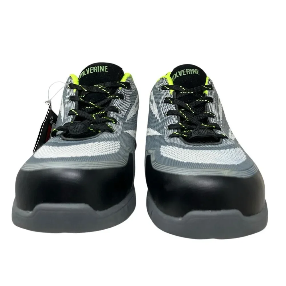 Wolverine Composite Toe Mens 12 Gray Jetstream‎ 2 Missmatched L12EW,R12M Green