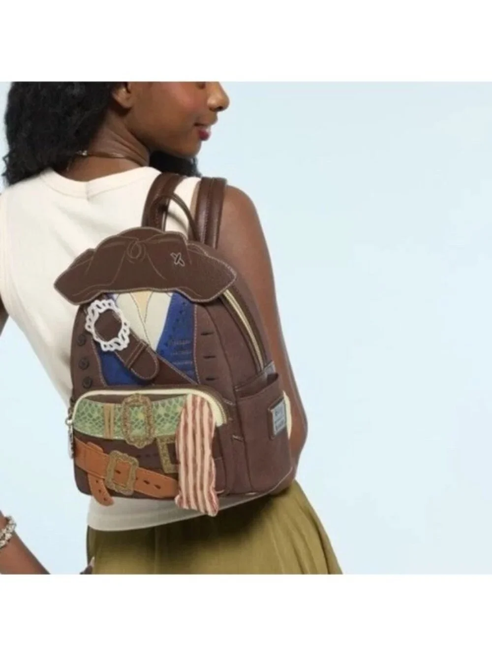 Pirates of the Caribbean Jack Sparrow Cosplay Mini Backpack Loungefly NWT
