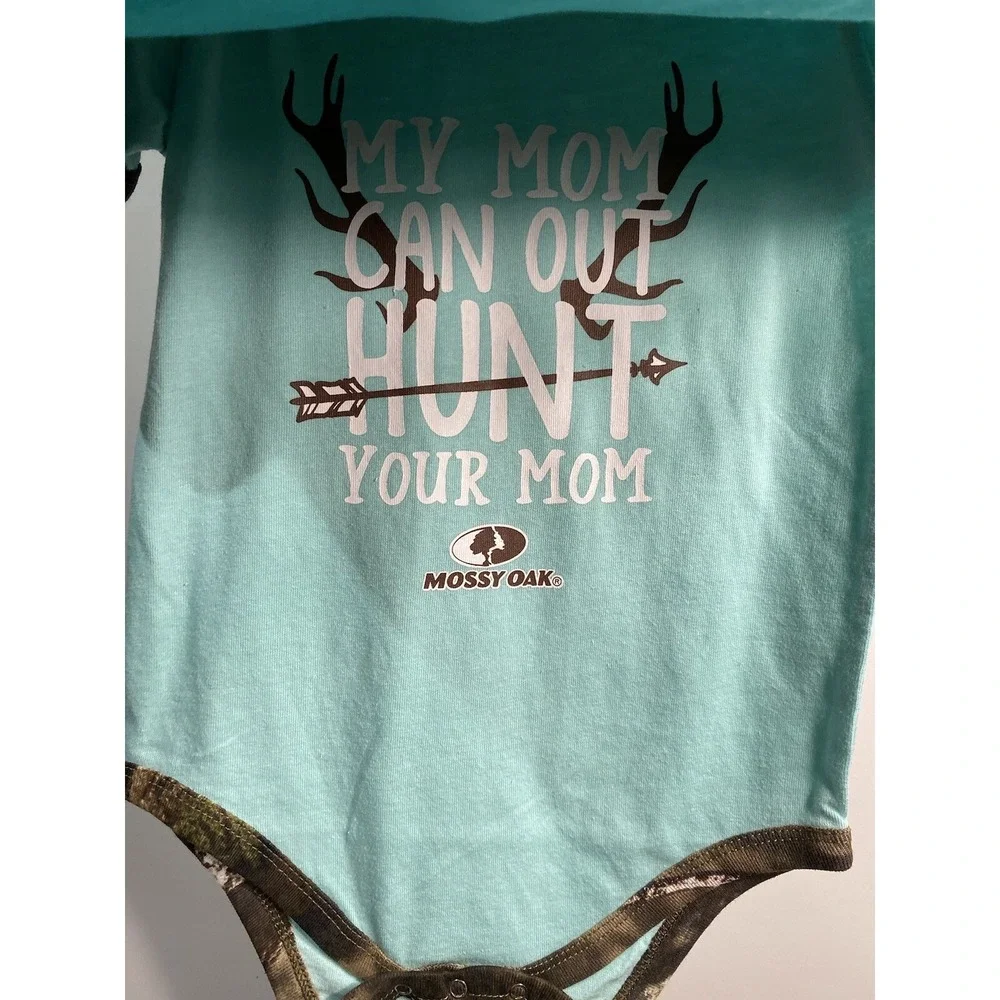 mossy oak‎ baby boys 3 pack bodysuits camo size 24 months