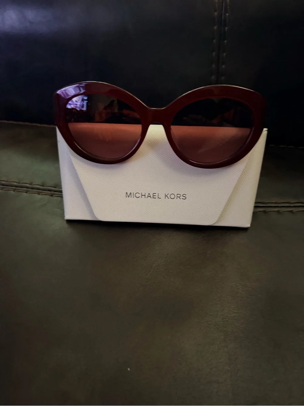 Michael Kors maroon style