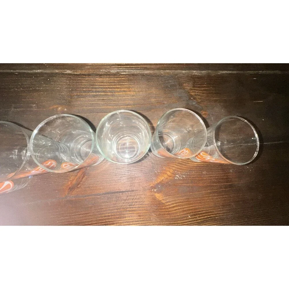 Vintage Luminarc MCM 7oz Orange Slice Juice Glass - Set Of 6