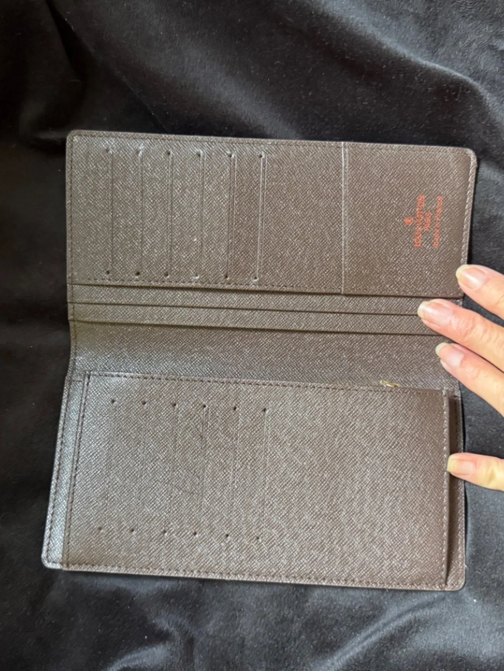 Louis Vuitton Damier Ebene Braza Continental Wallet