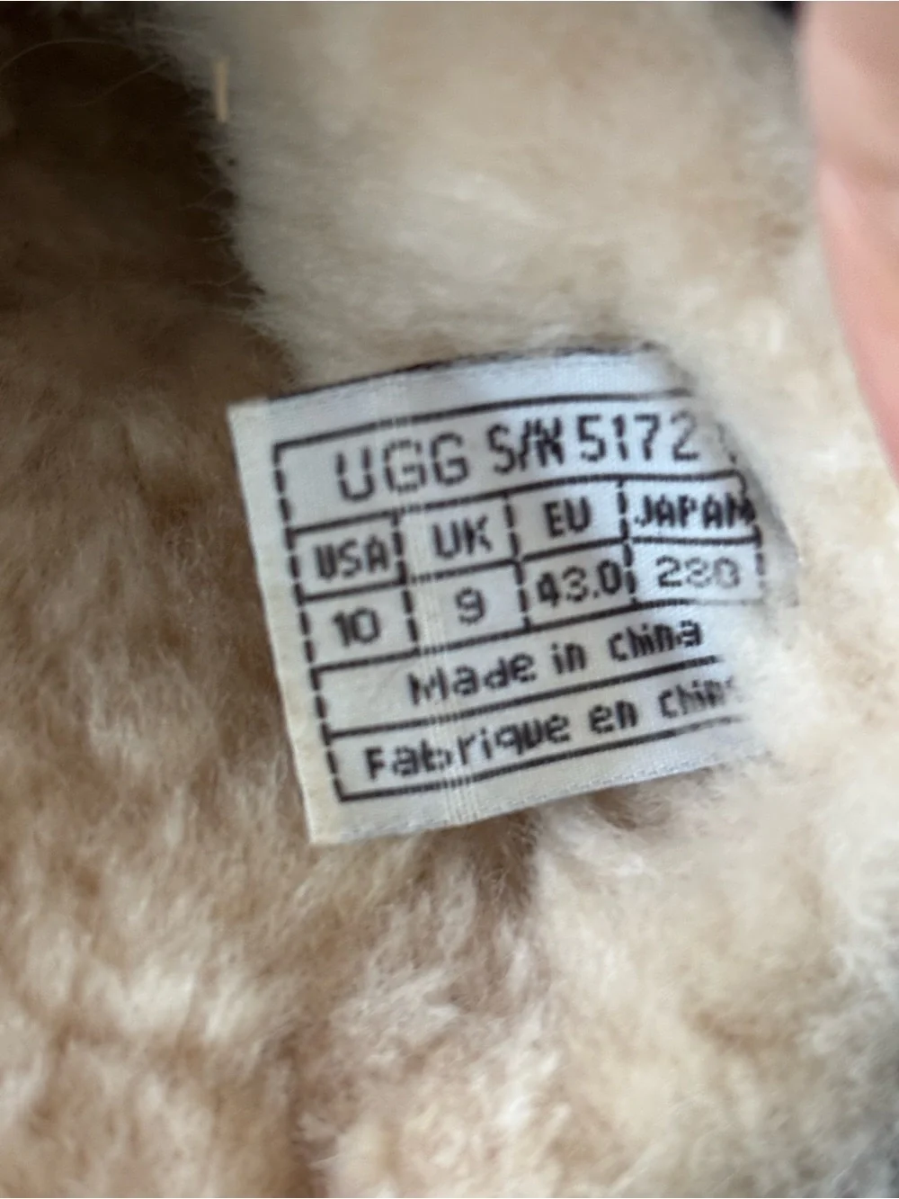 UGG classic slip