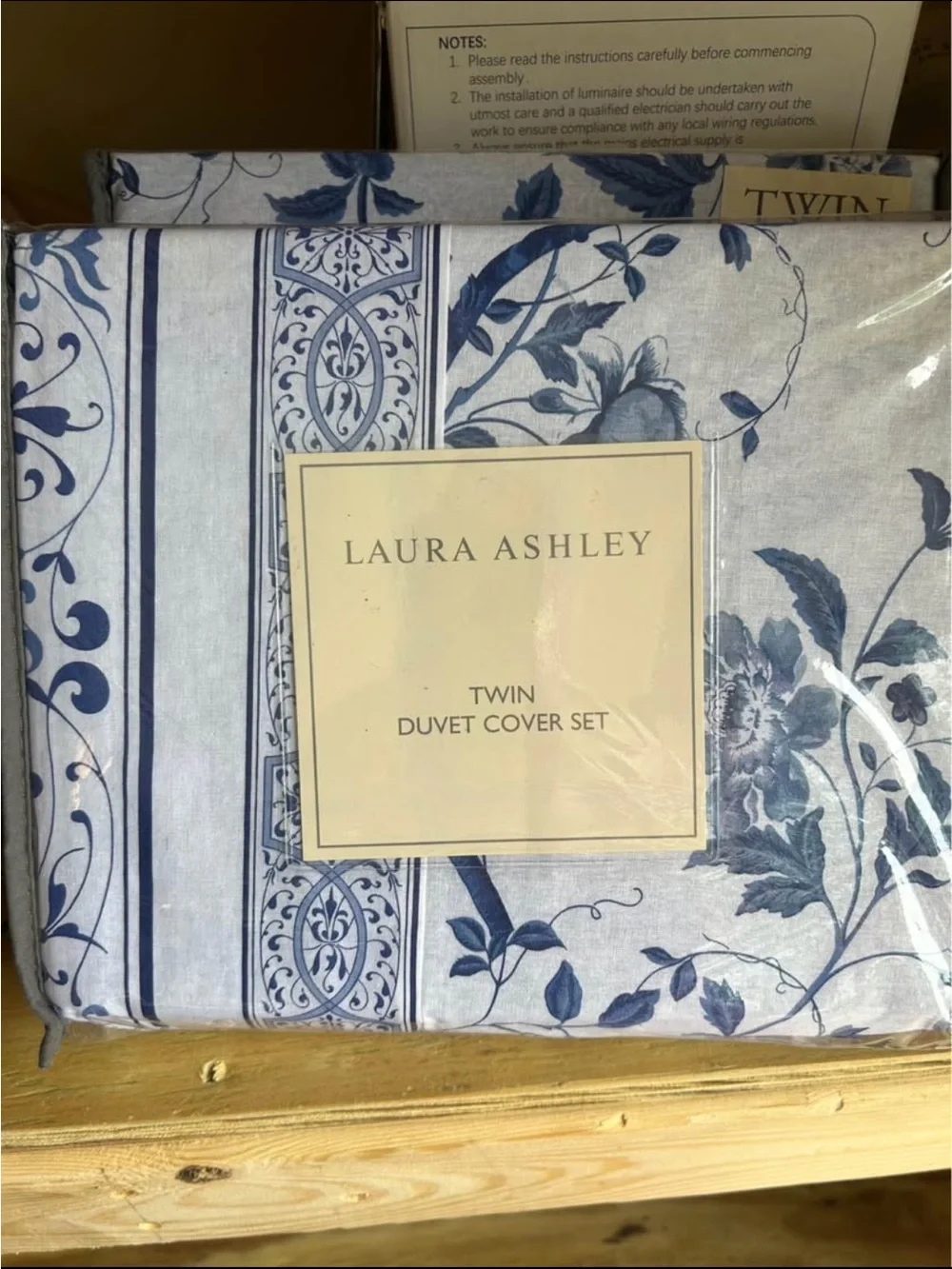 Laura Ashley Home - Twin Duvet Cover Set, Reversible Cotton Bedding