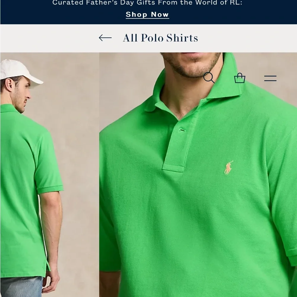 Polo Ralph Lauren Iconic Mesh Polo Shirt Men’s XXL Classic Kelly