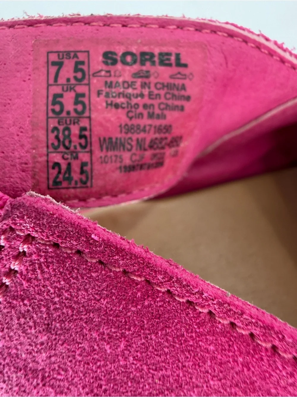 Sorel comfortable pink