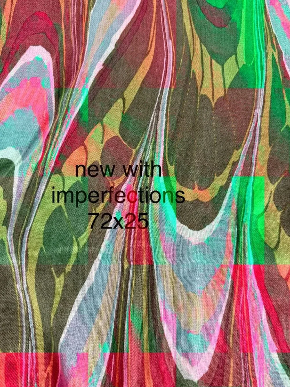 Echo Multicolor Abstract Print Scarf 72